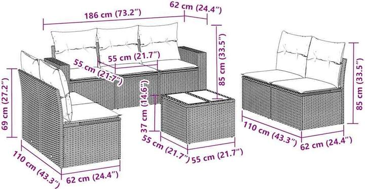 Produktbild vidaXL Noah