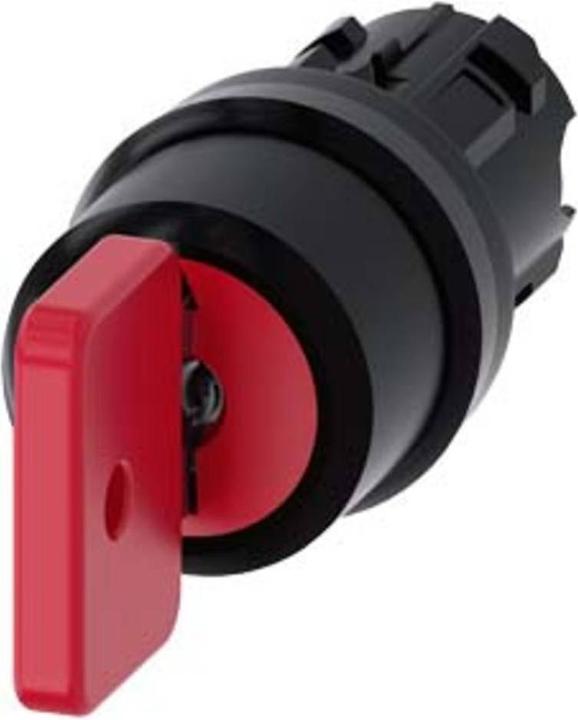 Actual product image Siemens Key switch 3step rectangular Ř22mm 3SU1000-4FM01-0AA0