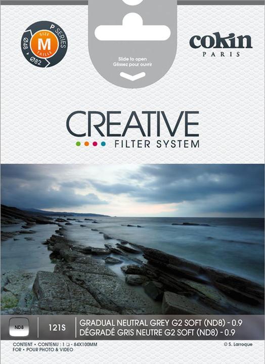 Cokin Filter P121S Course 2 ND 8 (82 mm, ND / grijsverloopfilter, 82 mm)