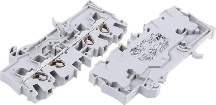 Produktbild Wago DIN-Schienenklemme 4 x 4 mm2 grau (Diverse)