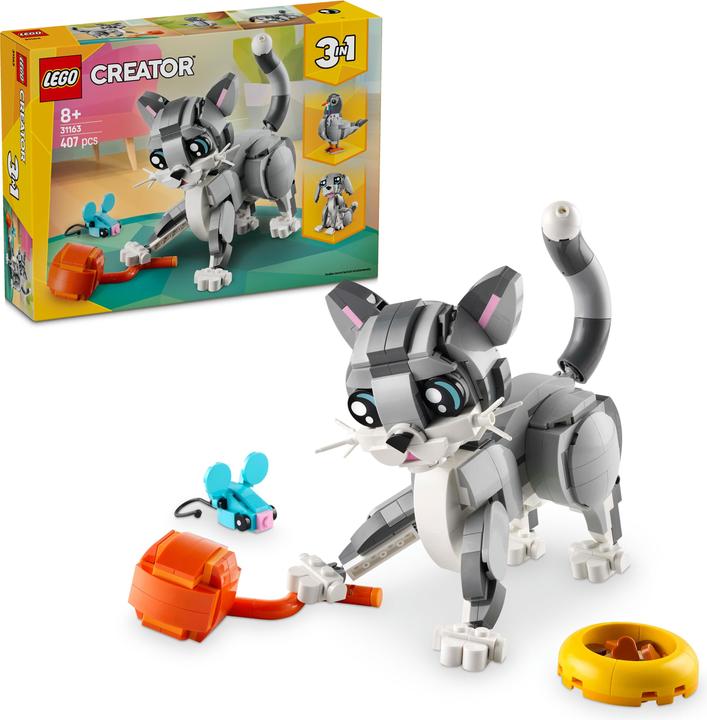 Produktbild LEGO Graue Katze (31163, LEGO Creator Expert)