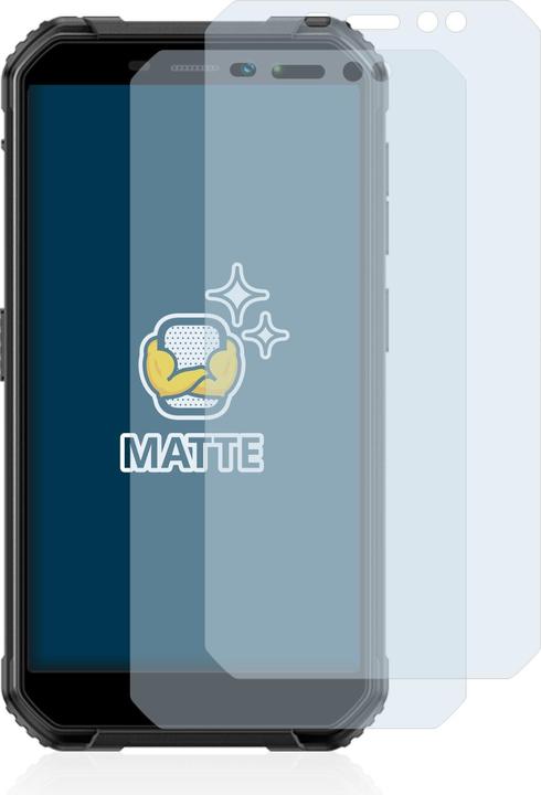 Actual product image BROTECT Anti-glare screen protector matt (2 Piece, Ulefone Armor X6 Pro)
