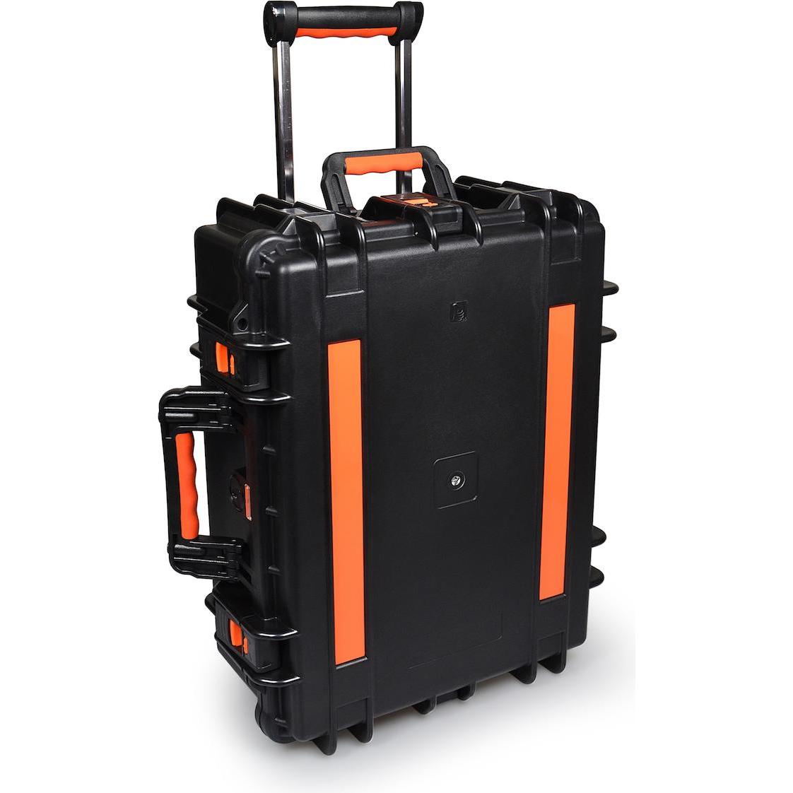 Port Designs, Koffer, Charging Suitcase 12 Units, Schwarz, Orange