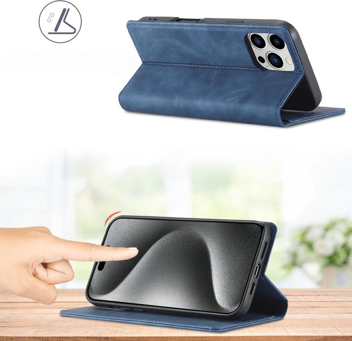 Produktbild LC.Imeeke iPhone 16 Pro Max - Flip Case Vintage (Apple iPhone 16 Pro Max)