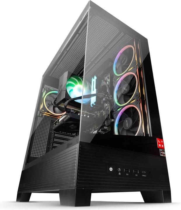 Actual product image LYNX Challenger Ryzen 7 5800X 32GB 1T SSD NVMe RTX 5070 12G W11 Home (1000 GB, 32 GB, GeForce RTX 5070)