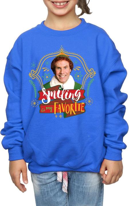 Produktbild Elf Buddy Smiling Sweatshirt Mädchen (116)