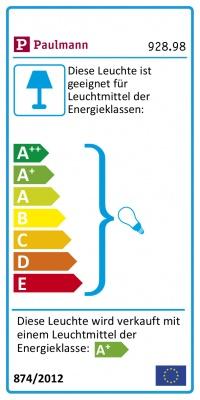 Energie-Label Paulmann Einbauleuchte Nova Plus Set (460 lm, GU10)