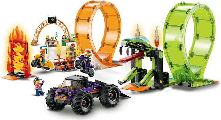 Produktbild LEGO Stuntshow-Doppellooping (60339, LEGO City)