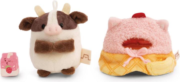 Actual product image Magni Moona the cow with milkshake and soft ice cream costume (8 cm)