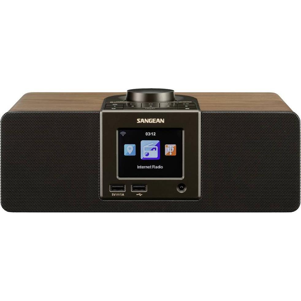Thumbnail - Sangean WFR-32 (Internetradio, DAB+, FM, Bluetooth, WLAN), Radio, Schwarz, Braun