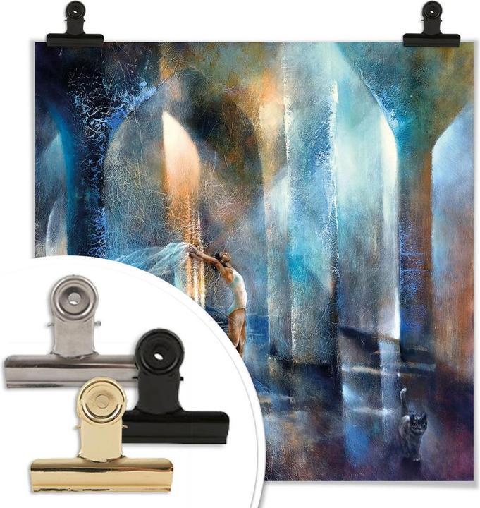 Image du produit Trenddeko Schmucker - Chat et danseuse (30 x 30 cm)