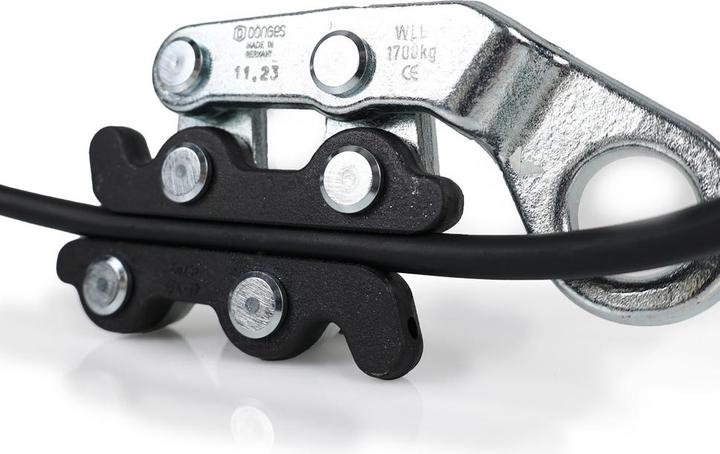 Actual product image Dönges Rope tensioning clamps 16-70 mm², Ø 4-12 mm for steel wire ropes