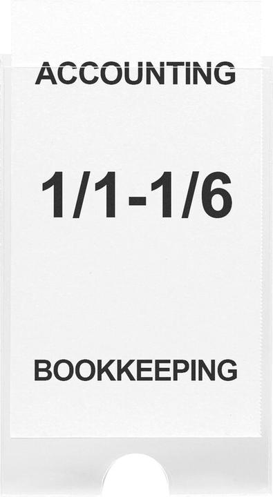 Image du produit Fenêtre de visualisation Porte-étiquettes