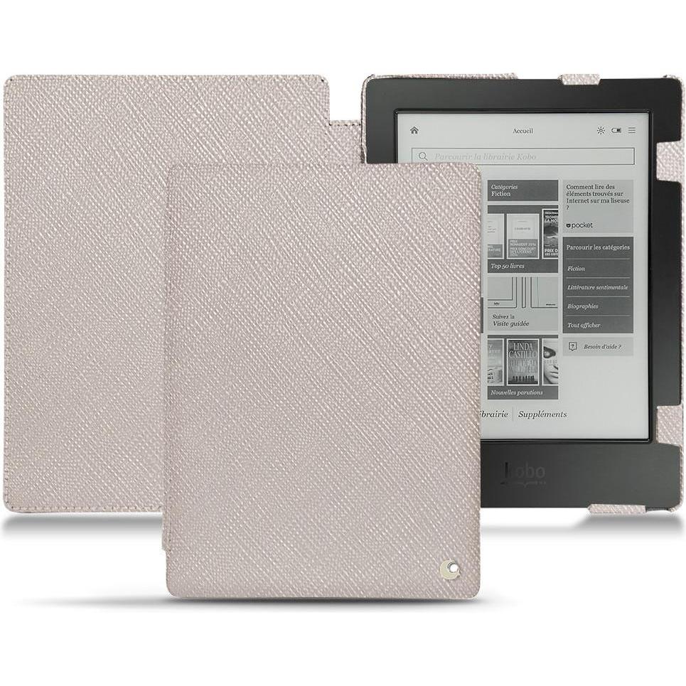Noreve Lederschutzhülle horizontal (Aura H2O), Tablet Hülle, Beige