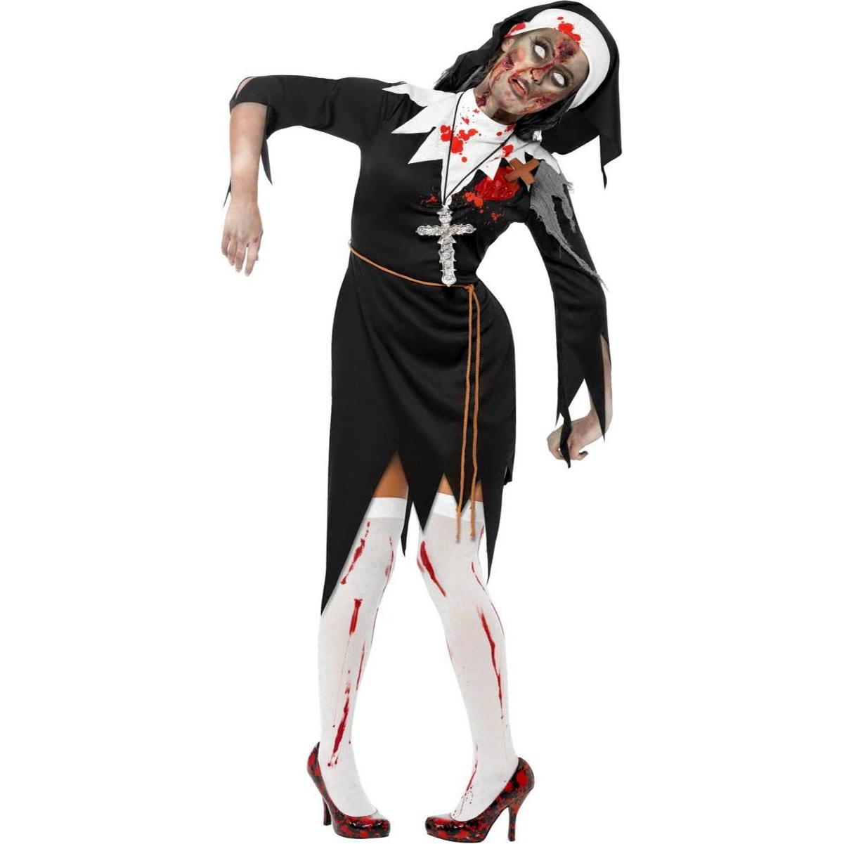Smiffys Zombie Nonne (XL)
