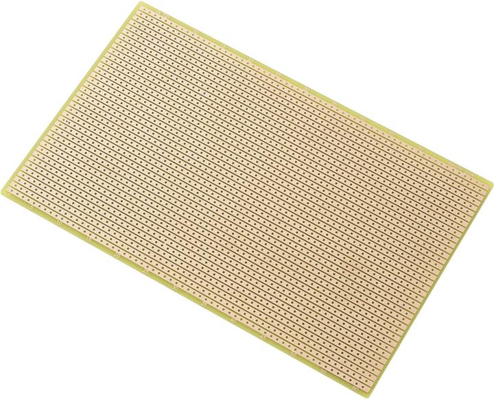 Immagine prodotto Tru Components Euroboard epossidico (L x W) 160 mm x 100 mm passo 35 µm 2,54 mm SU527427 Contenuto 1 pz. (Circuito stampato)