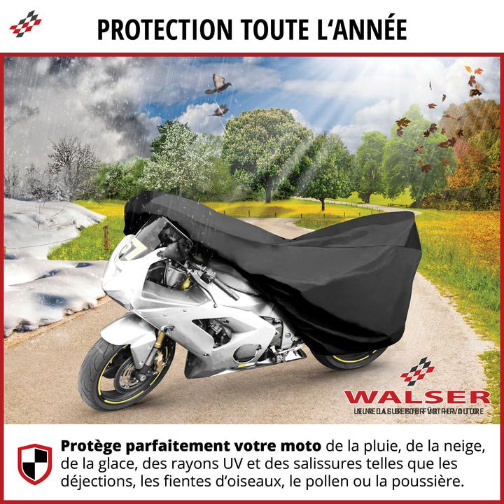 Produktbild Walser Motorrad Abdeckplane All Weather Basic M, Motorrad Abdeckplane, Motorrad-Garage wasserdicht -