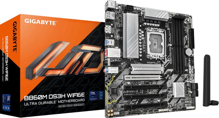 Productafbeelding Gigabyte MB GBT Intel 1851 B860M DS3H WIFI6E (LGA 1851, Intel B860, mATX)
