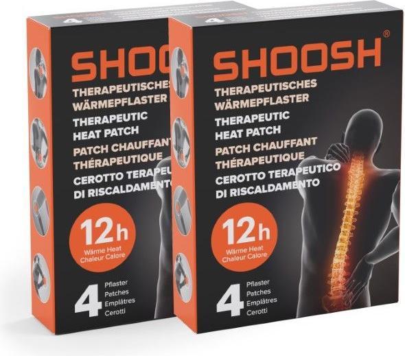 Actual product image Shoosh Therapeutic heat plasters (2 packs) (8 x)