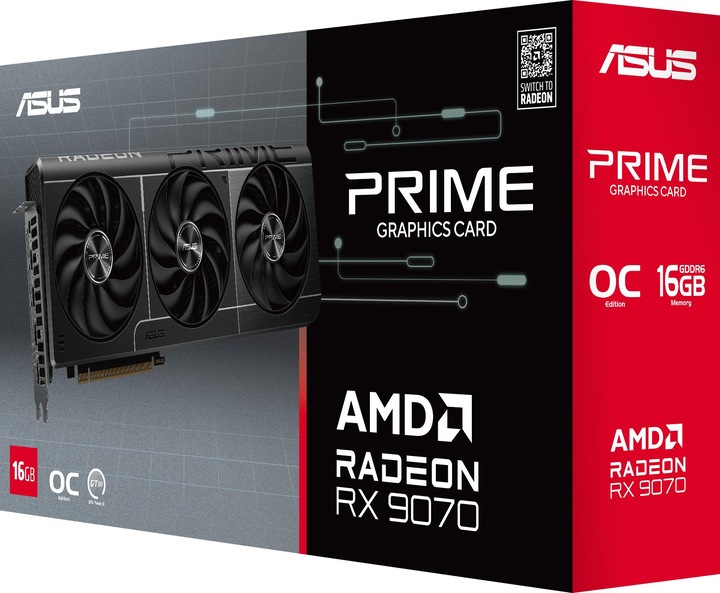 Actual product image ASUS PRIME RX 9070 OC (16 GB)