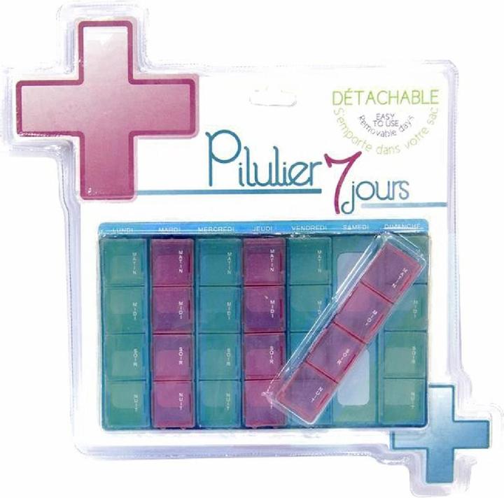 Immagine prodotto Sensly Portapillole rimovibile - 7 giorni - Comodo e sicuro.