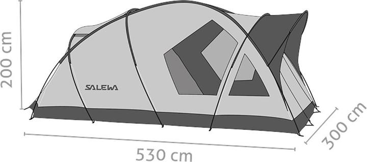 Produktbild Salewa Alpine Lodge V (Kuppelzelt, 9.30 kg, 5 Personen)