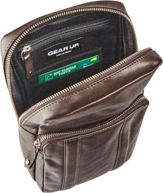 Immagine prodotto Maverick borsa a tracolla in pelle marrone bruin