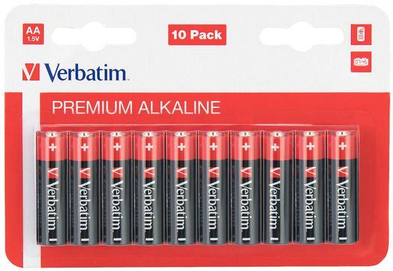 Actual product image Verbatim AA Alkaline Battery (10 pcs., AA)
