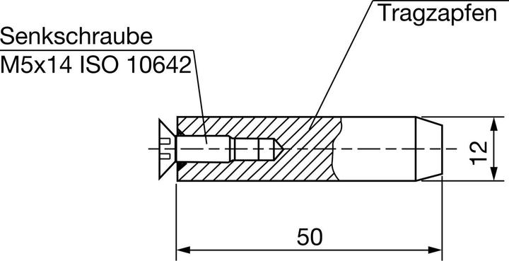 Produktbild Simonswerk Tragzapfen zu Objektbänder