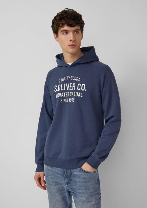 Produktbild s.Oliver Sweatshirt Sweatshirt aus Baumwollmix mit Frontprint (M)