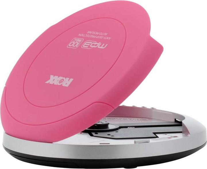 Immagine prodotto Roxx PCD 501 rosa Lettore CD portatile CD, CD-R, CD-RW, MP3 Rosa, argento