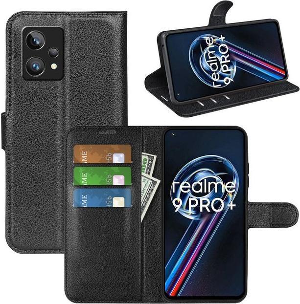Produktbild MU Classic Litchi Leder Bookcover Series (Realme 9 Pro+)