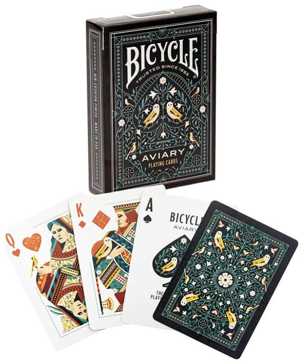 Actual product image Bicycle Aviary playing cards (English)