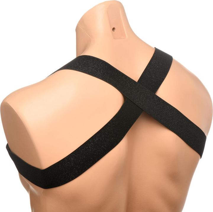 Actual product image Master Series XR Brands - Chest Harness with Armbands - Black