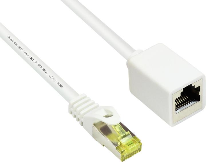 Image du produit Good Connections Rallonge de câble patch RJ45 avec câble brut Cat.7 et protection d'encliquetage (RNS®), S/FTP (S/FTP, CAT7, 2 m)