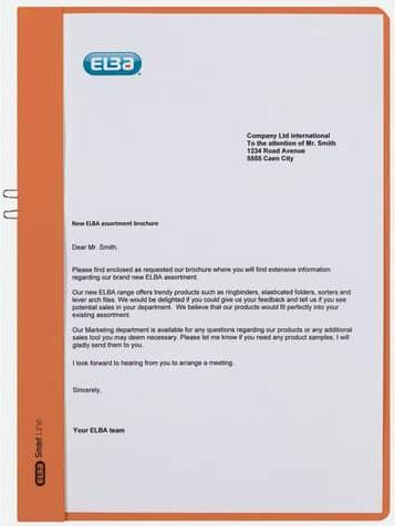 Produktbild Elba Schnellhefter ohne Deckel (A4, 1x)