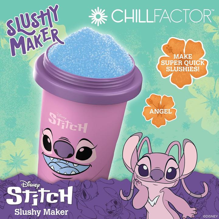 Produktbild Chill Factor ChillFactor 08259 Disney Stitch Reusable Squeeze Cup Maker with Angel Character Design, Homemade slu