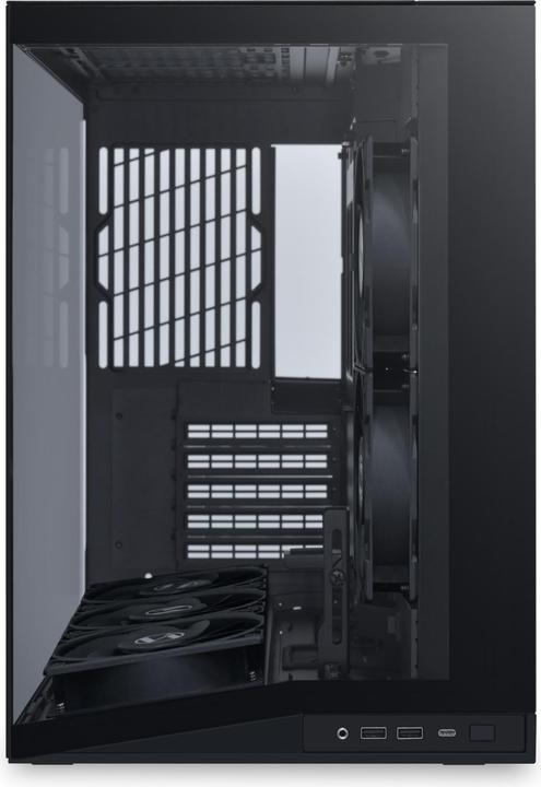 Actual product image Lian-Li PC case O11 Dynamic Mini V2 Flow Black (mATX, ATX, Mini-ITX)