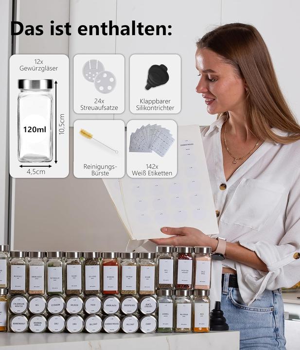 Actual product image Deco haus Gewürzgläser