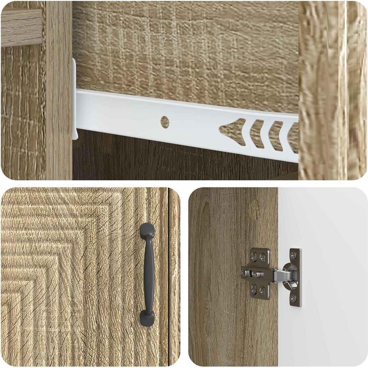 Produktbild vidaXL Sideboard-Aufbewahrung (34.50 x 66 x 89.50 cm)