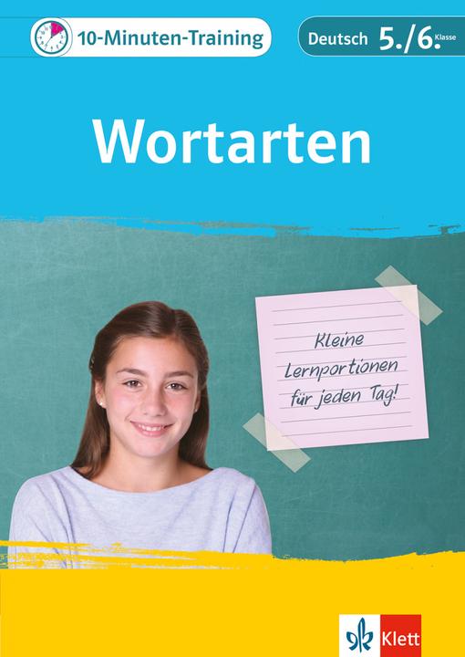 Produktbild 10-Minuten-Training Deutsch Wortarten 5./6. Klasse. Kleine Lernportionen für jeden Tag (Deutsch, 2018)