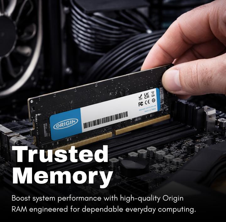 Actual product image Origin Storage OM8G31600R1RX4E135 Memory module GB DDR3 ECC (1 x 8GB, 1600 MHz, DDR3-RAM, DIMM)