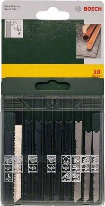 Actual product image Bosch Professional Zubehör 10-pcs STS set (wood/metal)U-
