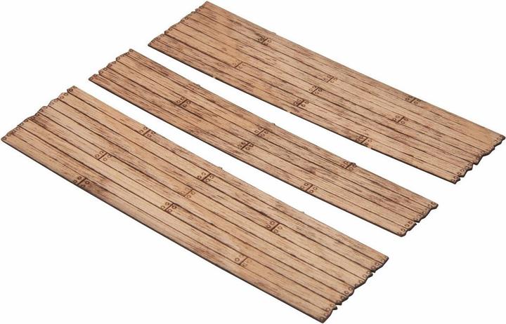 Actual product image Noch H0 Laser Cut Deco Set Right and Left of the Tracks