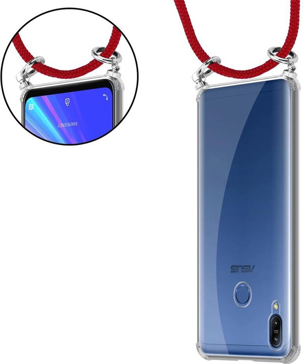 Produktbild Cadorabo TPU Handy Kette SILBER Cover
