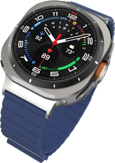 Image du produit Just in Case Leder-Armband MagFit Leather Navy (PU cuir)