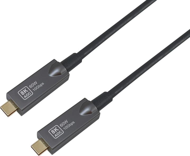 Produktbild equip Kabel USB-C3.2->C AOC PD60W 8K St/St 5.00m schwarz (5 m, USB 3.2 Gen 1, 60 W)