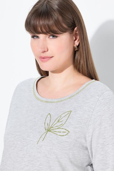 Immagine prodotto Ulla Popken Shirt, Stickerei, A-Linie, Rundhals, 3/4-Arm (42, 44)