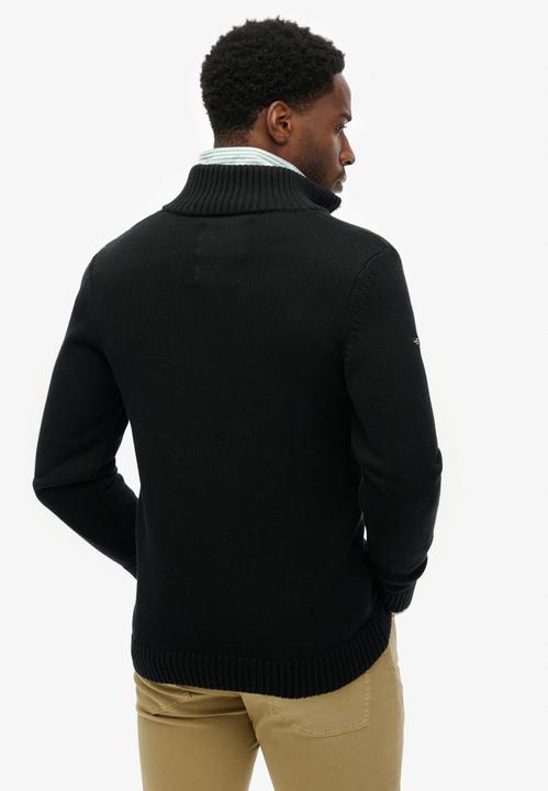 Produktbild Superdry Pullover mit Stehkragen aus Strick und Baumwolle (XL)
