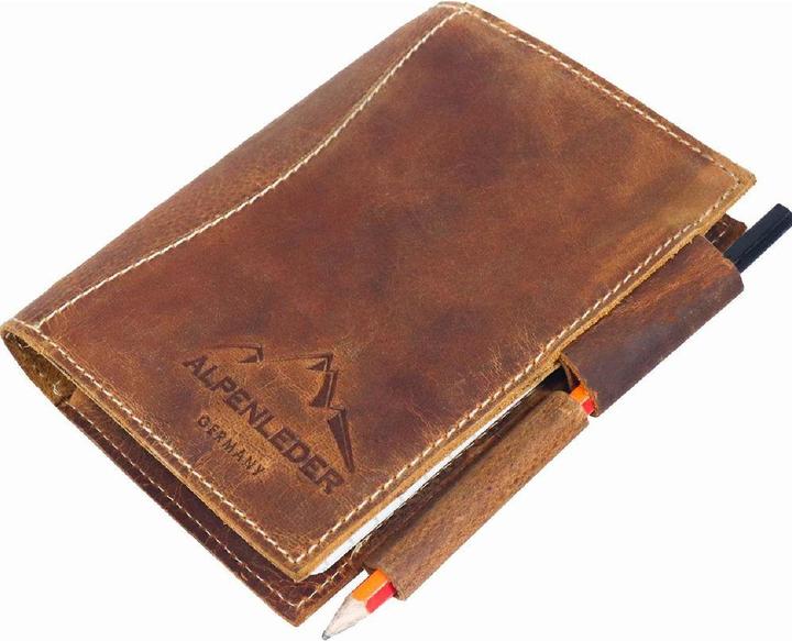 Image du produit Alpenleder Carnet de notes Goethe A6, ligné, Wild Camel, type de produit (A6, À rayures)